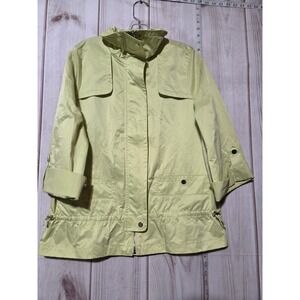 Zenergy by Chico's 1 Lightweight Water Resistant Jacket Womens Medium‎